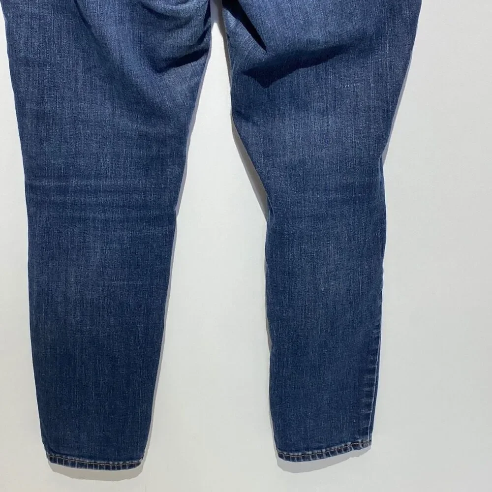 Old Navy Rockstar Women's Mid-Rise Tapered Denim Jeans Blue Size‎ 12